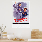 Kriegsplakat-33 Poster (Küche)