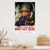 Kriegsplakat-43 Poster (Küche)