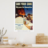 Kriegsplakat-49 Poster (Küche)