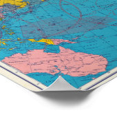 Kriegsplan Atlantik, Eurasien, Afrika, Pazifischer Poster (Ecke)