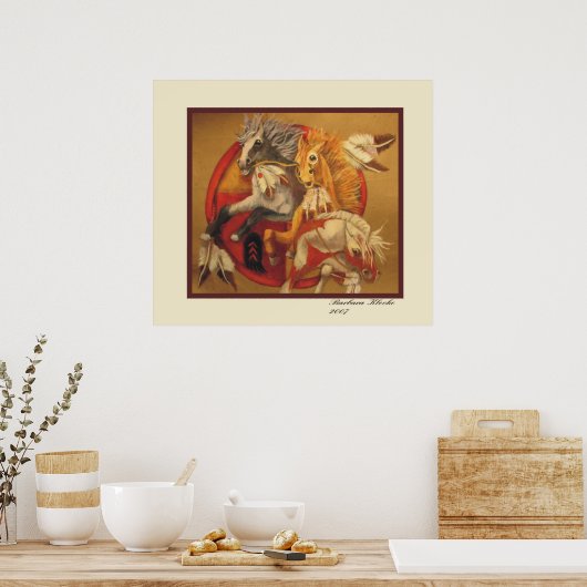 KriegsPonys Poster (Küche)