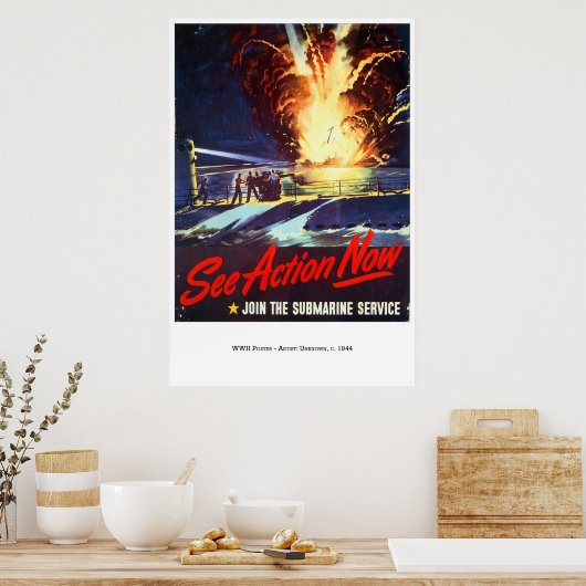 Kriegsposter-02 Poster (Küche)