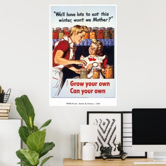 Kriegsposter-52 Poster (Heimbüro)