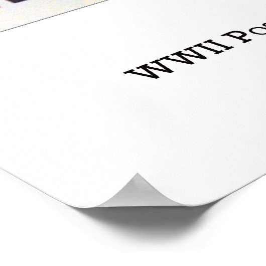 Kriegsposter-56 Poster (Ecke)