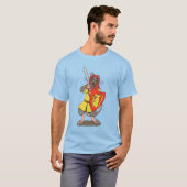 Kriegsratte mit Falchion T-Shirt (Vorne ganz)