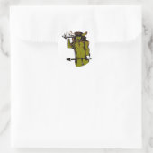 KRIEGSREITER RUNDER AUFKLEBER (Tasche)