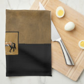 Kriegsross Handtuch (Viertel Falte)