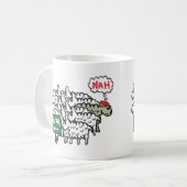 Kriegsschaf Kaffeetasse (Vorderseite Links)
