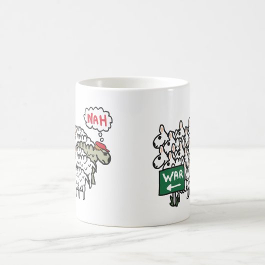 Kriegsschaf Kaffeetasse (Mittel)