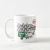 Kriegsschaf Kaffeetasse (Links)