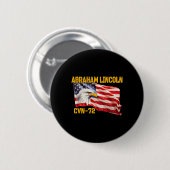 Kriegsschiff Abraham Lincoln Cvn-72 Flugzeugträger Button (Vorne & Hinten)