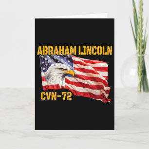 Kriegsschiff Abraham Lincoln Cvn-72 Flugzeugträger Karte
