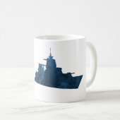 Kriegsschiff Kaffeetasse (VorderseiteRechts)