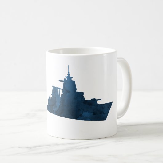 Kriegsschiff Kaffeetasse (VorderseiteRechts)