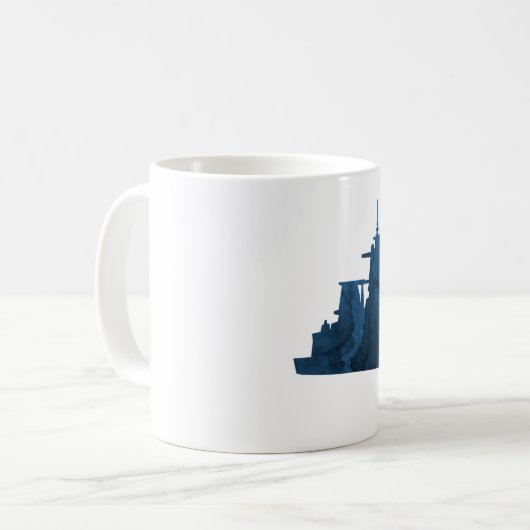 Kriegsschiff Kaffeetasse (Vorderseite Links)