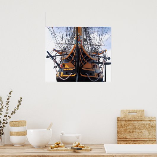Kriegsschiff[ Sieg Poster (Küche)