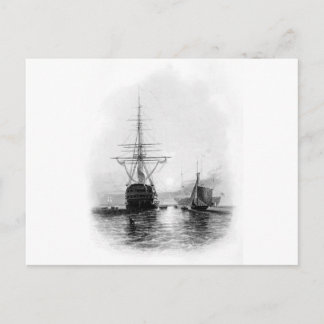 KRIEGSSCHIFFE BEI SPITHEAD POSTKARTE