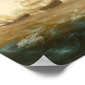 Kriegsschiffe - Cornelis Verbeeck Kunstgedicht Poster (Ecke)