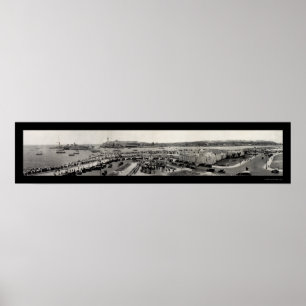 Kriegsschiffs-Havana-Hafen-Foto 1929 Poster