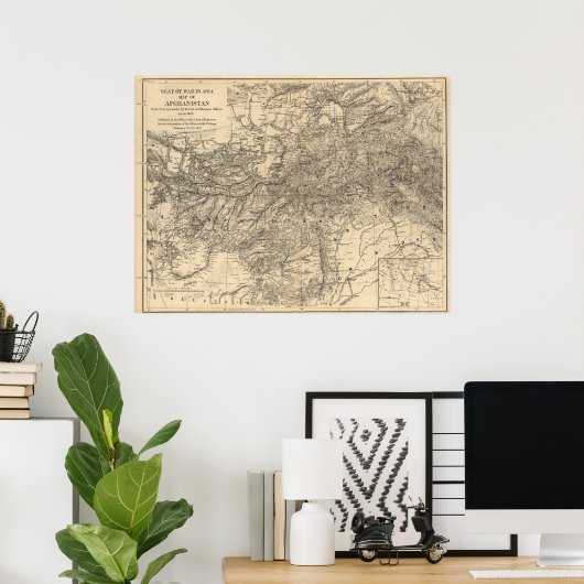 Kriegssitz: Afghanistan 1878 Poster (Heimbüro)