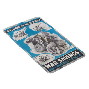 Kriegssparanleihen. Nachdruck eines britischen Kri Magnet