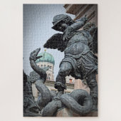 Kriegsstatue in München - 20x30 - 1014 Stk. Puzzle (Vertikal)