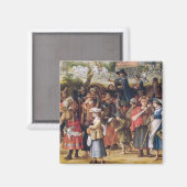 Kriegsszene Magnet (Vorderseite/Rückseite)