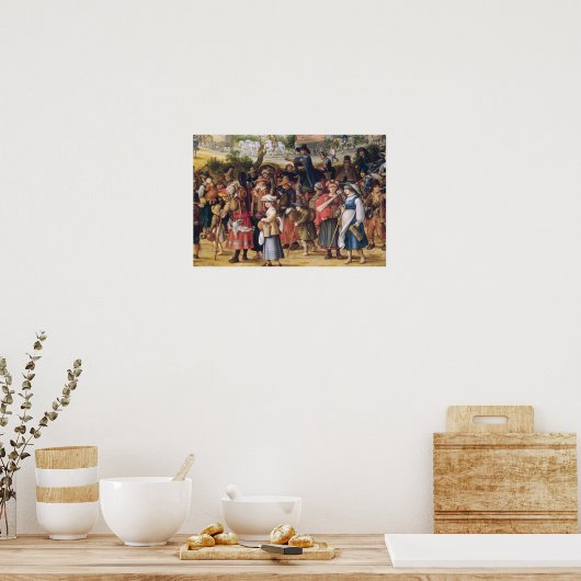 Kriegsszene Poster (Küche)