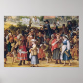 Kriegsszene Poster (Vorne)