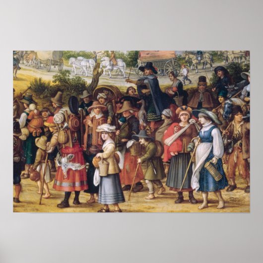 Kriegsszene Poster (Vorne)