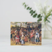 Kriegsszene Postkarte (Stehend Vorderseite)