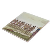 Kriegstanz der Caroline-Inselbewohner, überziehen Fliese (Seite)