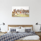 Kriegstanz der Sauken und Füchse Leinwanddruck (Insitu (Schlafzimmer))