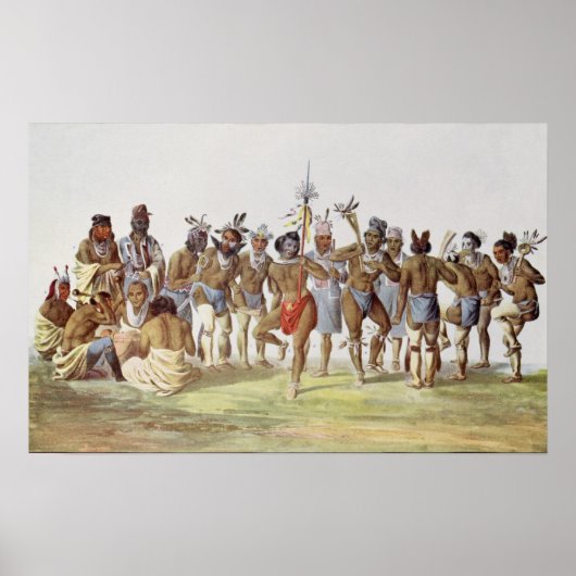 Kriegstanz der Sauken und Füchse Poster (Vorne)