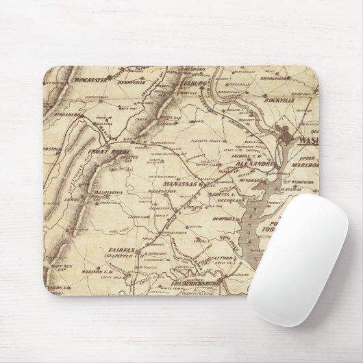 Kriegstelegrammkarte Mousepad (Mit Mouse)