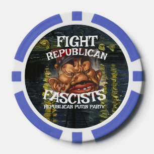 KRIEGSVERBRECHEN FW FV HG TRUMPS REPUBLIKANISCHE P POKERCHIPS