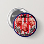 Kriegsverbrecher-Knopf Button (Vorne & Hinten)