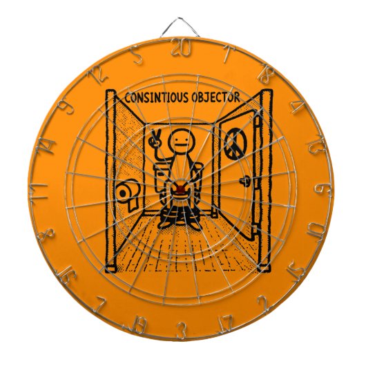 Kriegsverweigerer Dartscheibe (vorne)