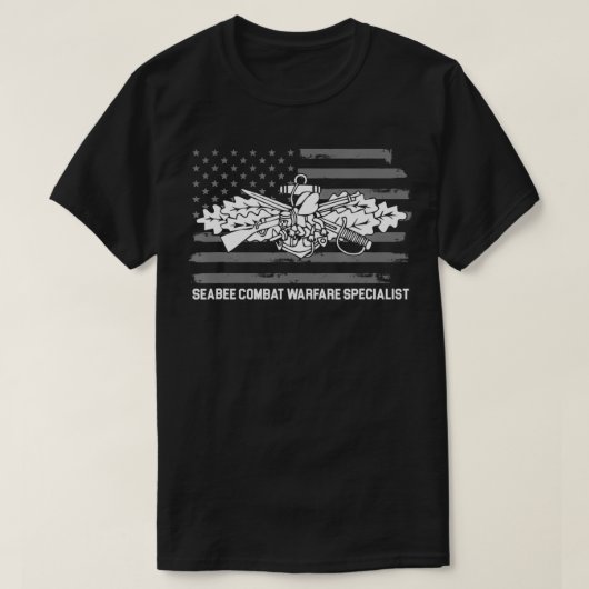 Kriegsveteran des Seabee T-Shirt (Design vorne)