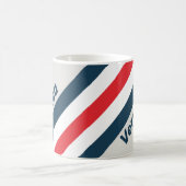 Kriegsvogel-Streifen mit Namen Kaffeetasse (Mittel)