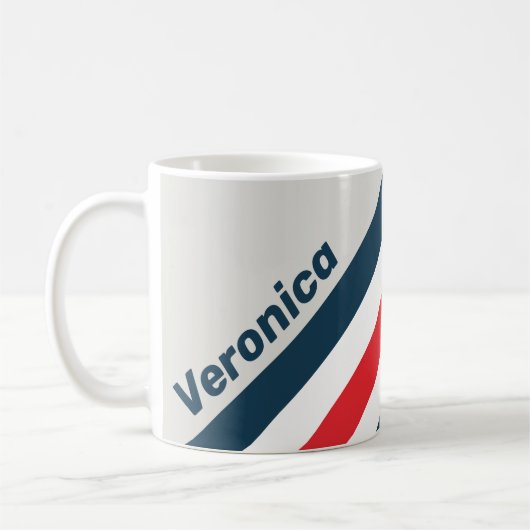 Kriegsvogel-Streifen mit Namen Kaffeetasse (Links)