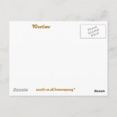 KRIEGSZEIT POSTKARTE (Rückseite)