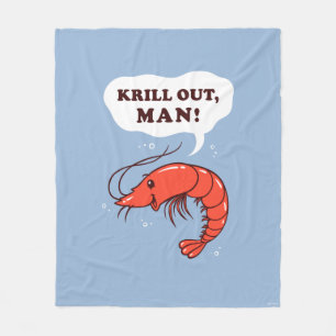 Krill Out Man Fleecedecke