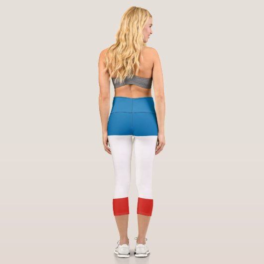 Krim-Flagge Capri Leggings (Rückseite)