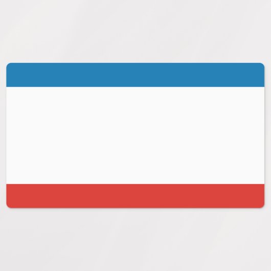 Krim-Flagge Etiketten (Design 1)