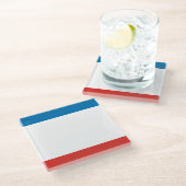 Krim-Flagge Glasuntersetzer (Schrägansicht)