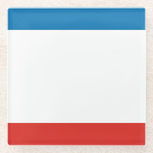 Krim-Flagge Glasuntersetzer (Vorderseite)