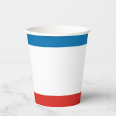 Krim-Flagge Pappbecher (Vorderseite)