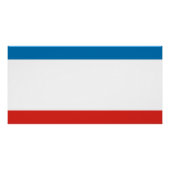 Krim-Flagge Poster (Vorderseite)