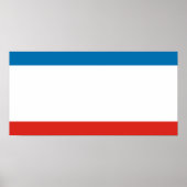 Krim-Flagge Poster (Vorne)